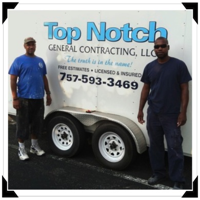 Mark Barrett (r) and Jeff (l) of Top Notch General Contracting